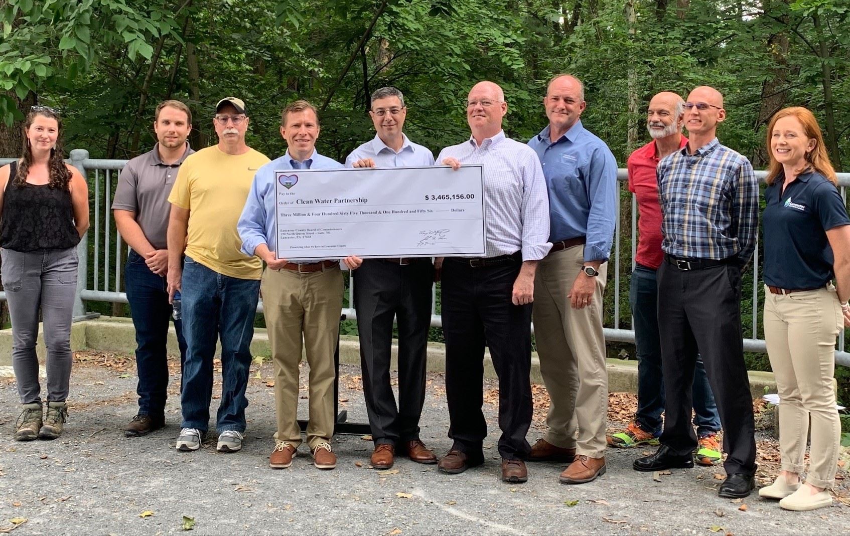 Clean Water Partners ARPA check