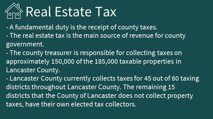 Real Estate Tax Big Banner