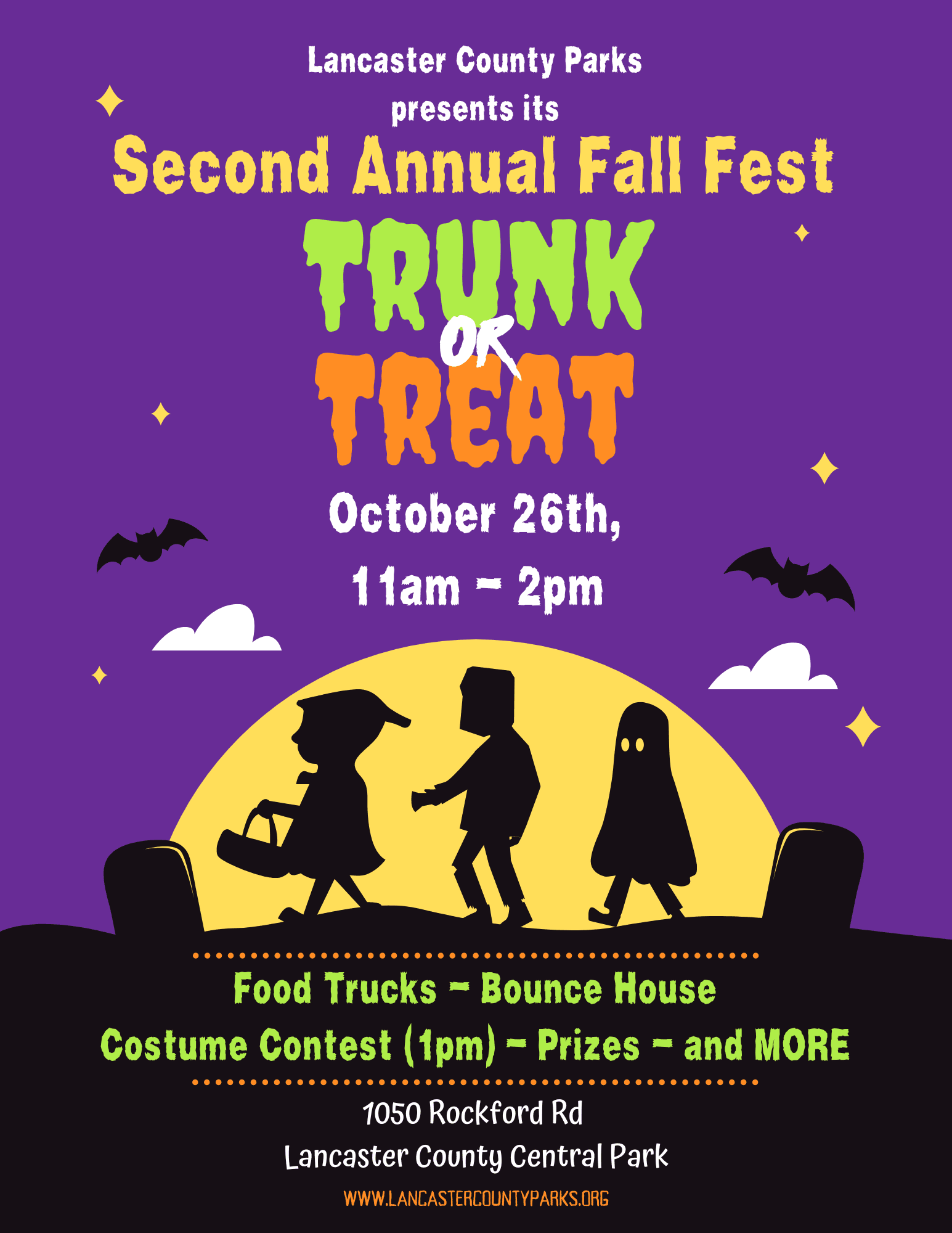 2024 Parks Fall Fest Flyer