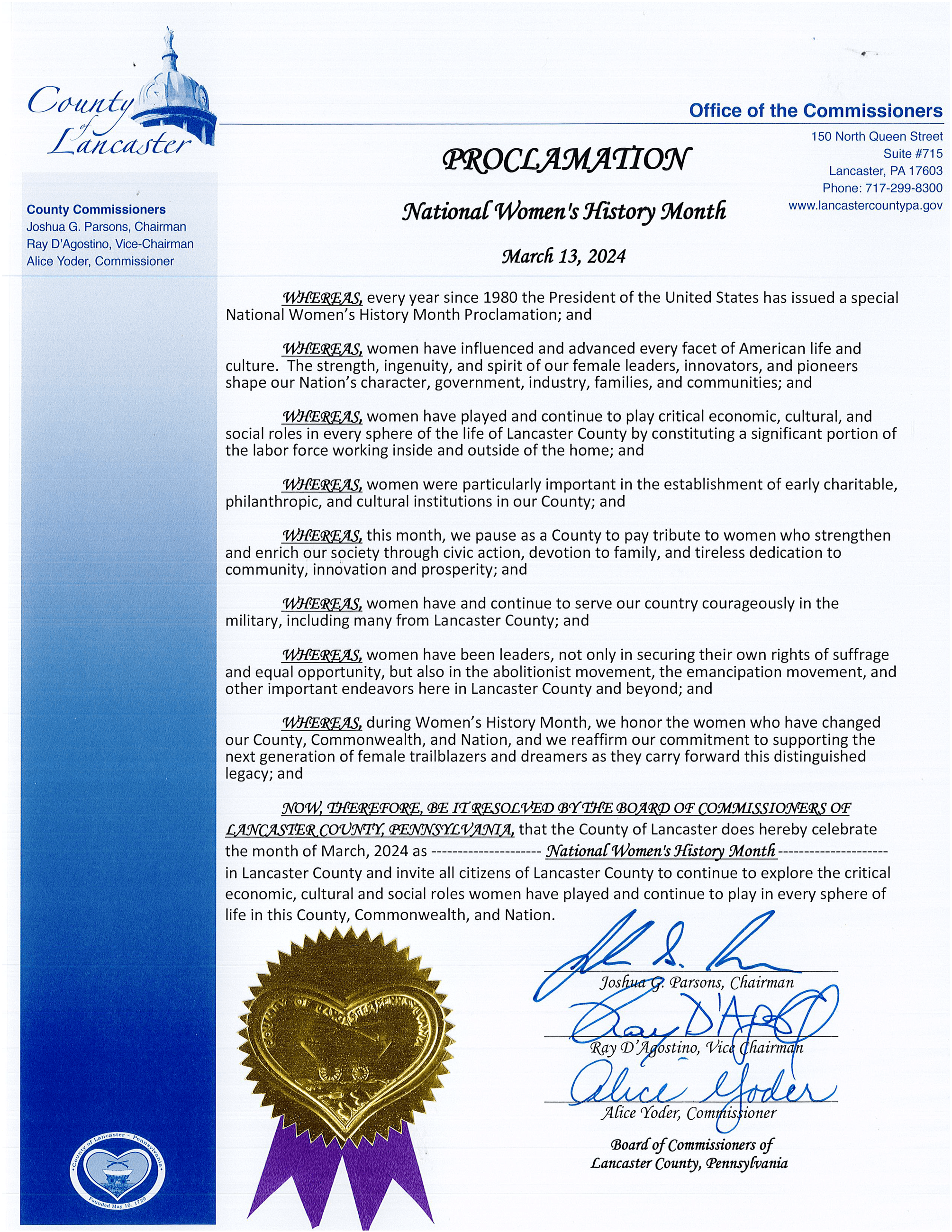 National Womens History Month